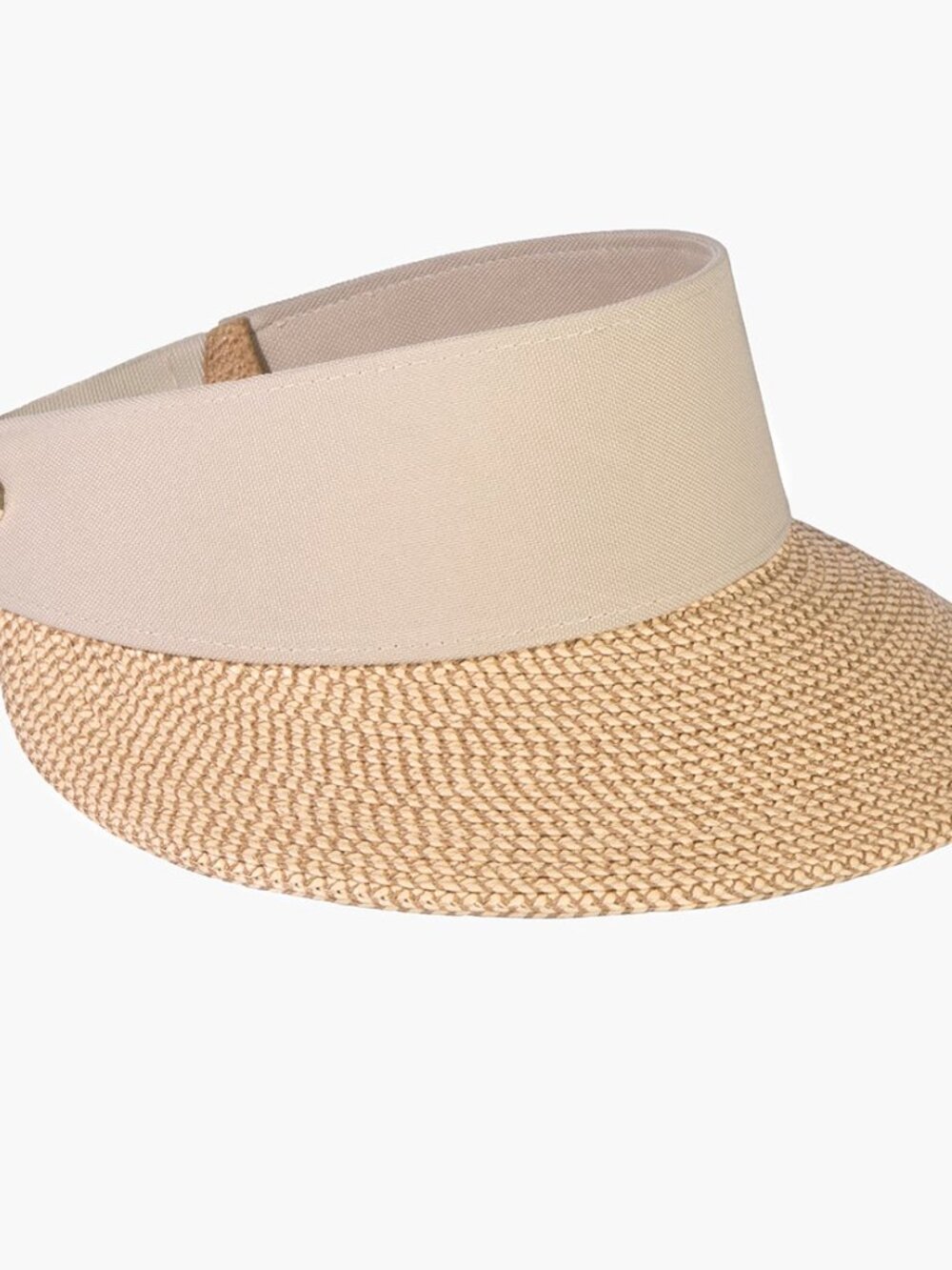 NWT Eric Javits Champ Visor in Original Peanut - Picture 2 of 6